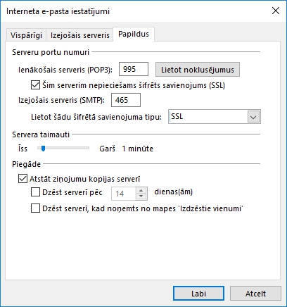 Outlook serveris